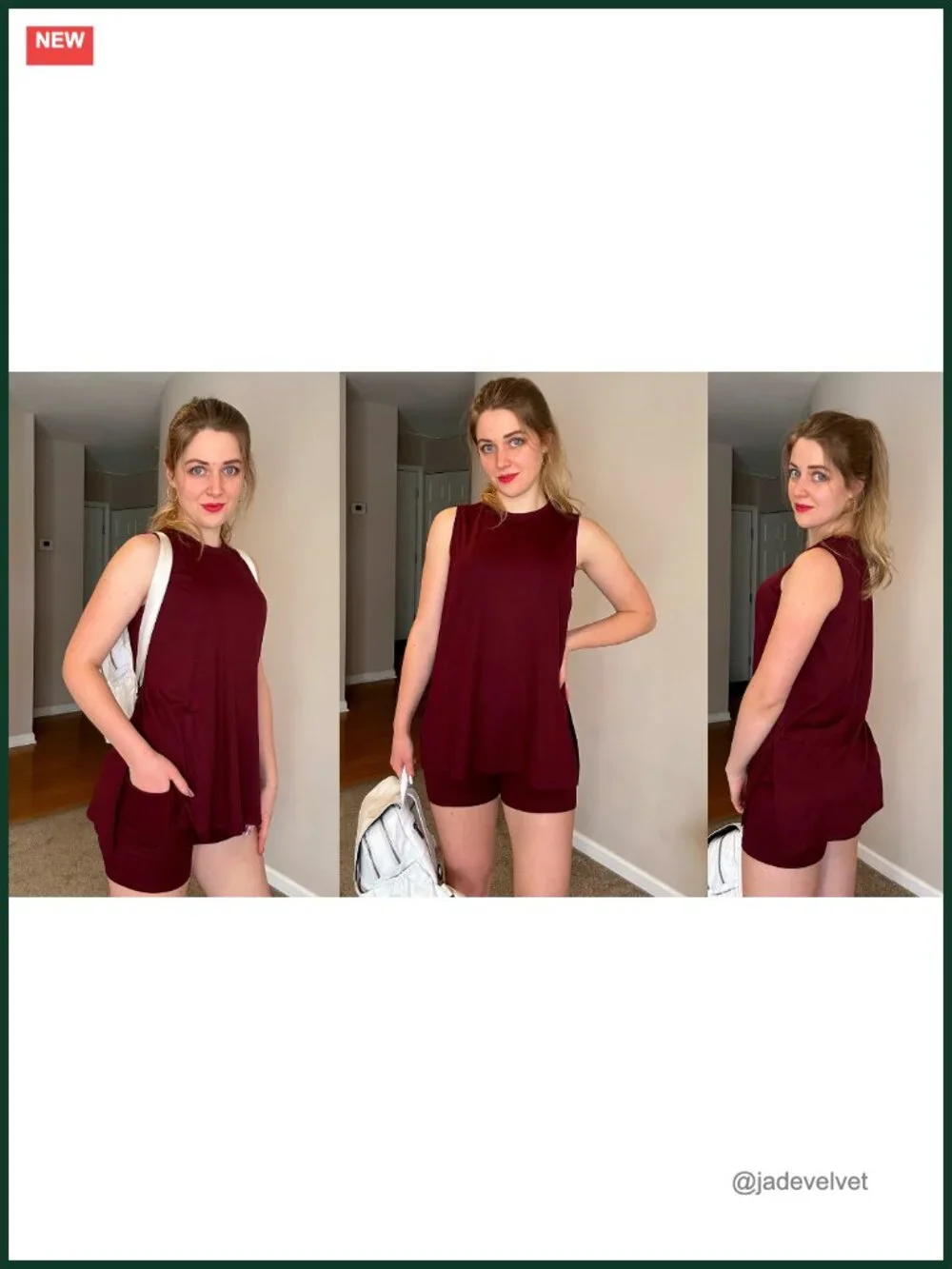 Two Piece Biker Short Set Matching Womens Lounge Travel Outfit